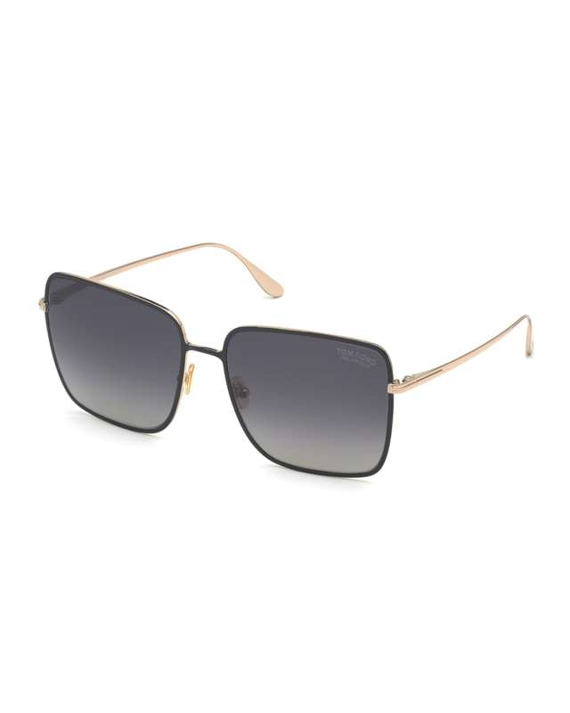 Heather Square Metal Sunglasses